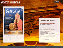 Tablet Screenshot of andrea-buchholz.de